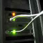 Router led lights - Back part of a router with leds, de Cylonka, licence Creative Commons 